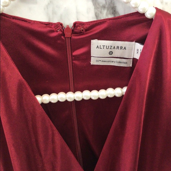 Altuzarra Long Sleeve V-Neck Cocktail Dress (XS) - Picture 7 of 8